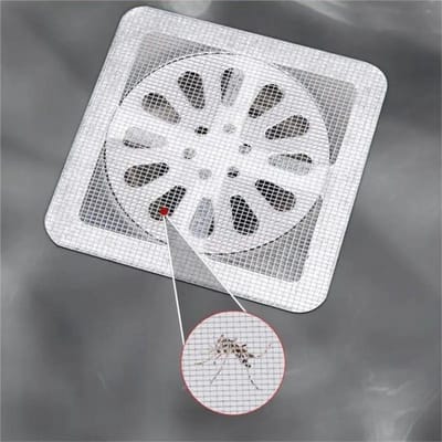 Lot de 30 filtres anti-blocage jetables pour canalisations de sol, pour douche, cuisine, salle de bain, évier 5pcs blanc