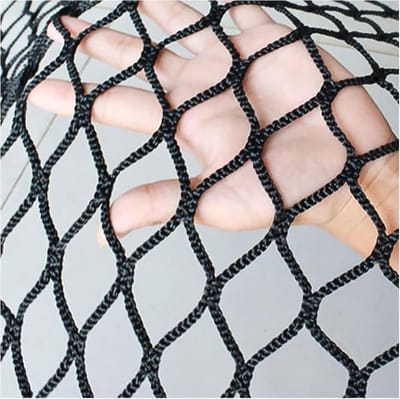 Veiligheidsnet - Beschermnet Touwnet - Balkon Trap - Knooploos Polyester - 0.5x5m - Zwart