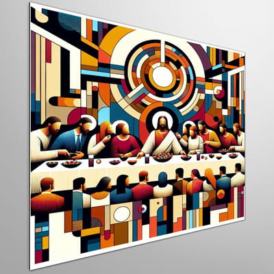 Kunstprint | Wanddecoratie | Dibond | 20 × 20 cm