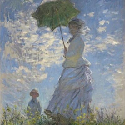 Lady With A Parasol- Mint by Michelle decoupage papier A3