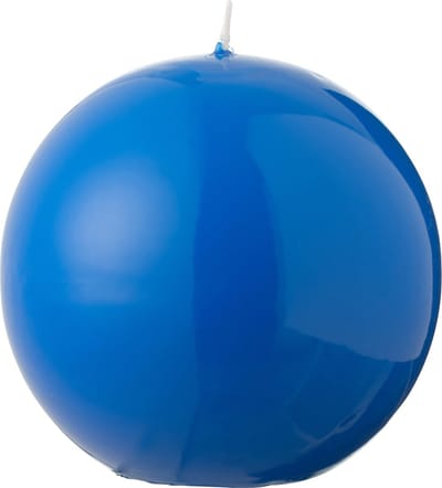 J-Line kaars Bol - fluo blauw - 50U