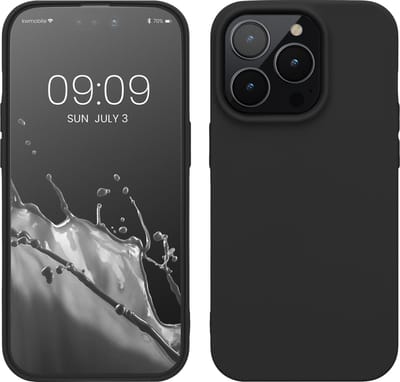 kwmobile telefoonhoesje geschikt voor Apple iPhone 14 Pro - Hoesje voor smartphone - Back cover in mat zwart