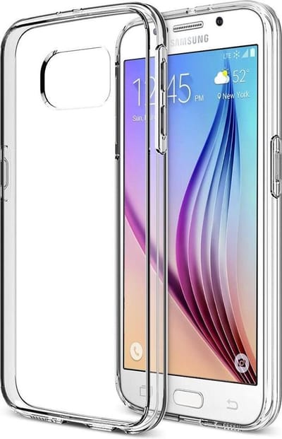 HB Hoesje Geschikt voor Samsung Galaxy S6 - Siliconen Back Cover - Transparant