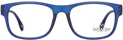 Montana Eyewear MRC1B leesbril met clip-on zonnebril +3.00 - Rechthoekig - Blauw