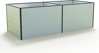 235 x 77 x 77 cm Moestuinbak Kingsize Daniela, Aluminium (geanodiseerd)