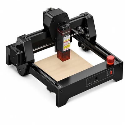 ITRONIQ Laser Graveermachine Met Wifi - Mini Lasergraveerder Voor Hout Metaal Acryl Leer - 12000 mm/min - DIY - 130x140 mm