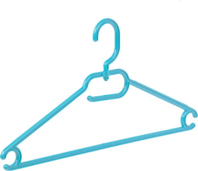 De Kledinghanger Gigant - Multihanger - Kinderen - 8444 - 50 Stuks - Kunststof - Lichtblauw - Blousehanger - Shirthanger - 33 cm - Kinderhanger - Kledinghanger - Kleerhanger (8444_11/50)