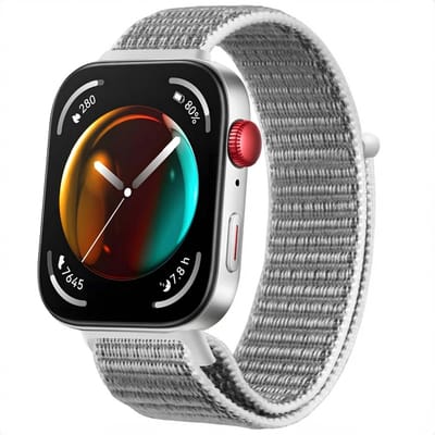 imoshion Nylon bandje voor de Huawei Watch Fit 4 / 4 Pro / 5 / 5 Pro - Seashell