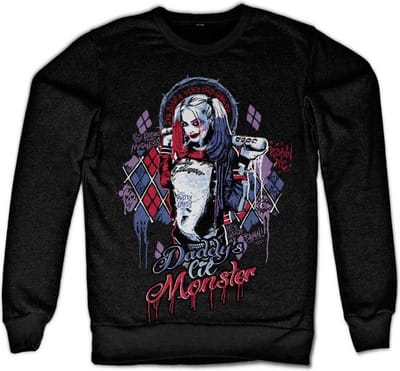 DC Comics Suicide Squad Sweater/trui -L- Harley Quinn Zwart