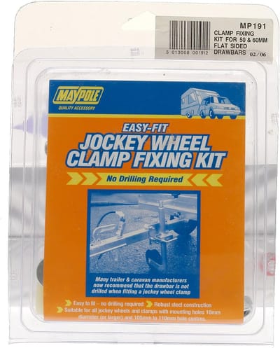 Jockey Wielklem Bevestigingsset 50/60 mm - Eenvoudige Montage Zonder Boren