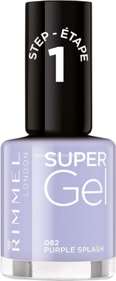 Rimmel London SuperGel - 082 Purple Splash - Gel Nagellak