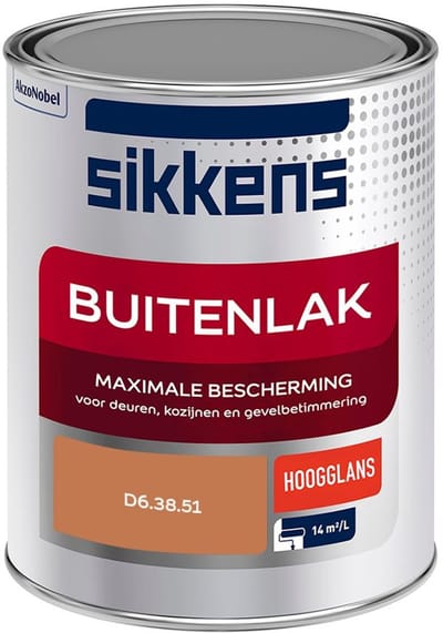 Sikkens - Buitenlak Hoogglans - D6.38.51 - Mengverf - 1 L