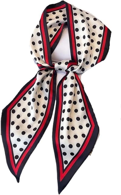 Zijden Sjaal - Hoofdband Foulard - Stijlvol Accessoire - Gladde Textuur - 147 x 14 cm - Diverse Kleuren