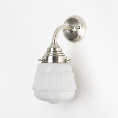Wandlamp Cadence Curve Matnikkel - Art Deco Trade