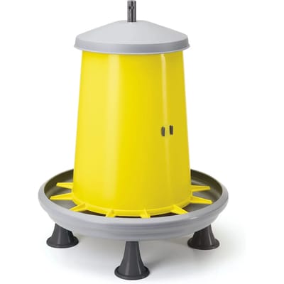 Vrijstaande plastic voederbak voor pluimvee Chick'A