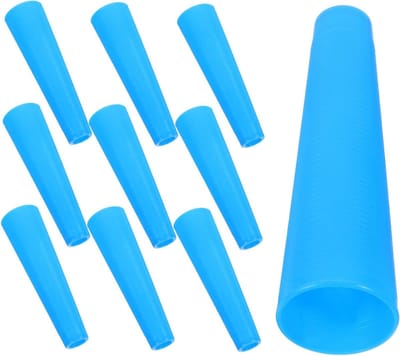 Garenklossen Houder - Wikkelbuizen Set - Textiel Productie - Efficiënte Wikkeling - 10 Stuks - Blauw