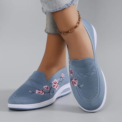 Lente damesschoenen, modieus, ademend, lichtgewicht, antislip, slijtvast, casual sportschoenen, platte schoenen 41 brown