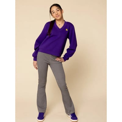 Looxs Revolution 2531-5301 Truien & Vesten Meisjes - Sweater - Hoodie - Vest- Paars - Maat 128