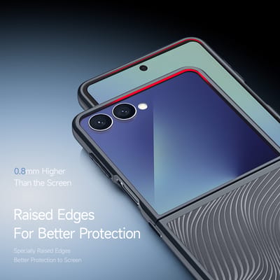 Dux Ducis Hoesje Voor Samsung Galaxy Z Flip7 Cover Met Handvat En Functie