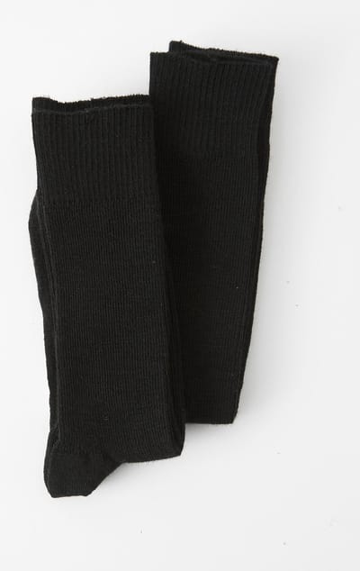 Damart - Set van 2 paar sokken van mix van wol en Thermolactyl - Dames - Zwart - 39/41