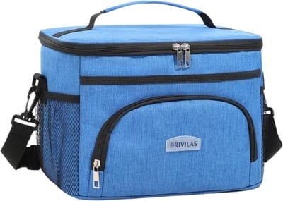 Bovista Koeltas - Koelbox - Koelelementen - Coolbox - Auto - Lunchtas - Strand - Blauw