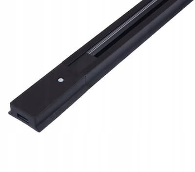 Zwarte LED Rail 1m - Zwart - 230V - Eenvoudige Installatie