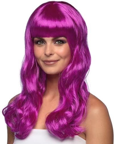 Lang Steil Synthetisch Haar Pruik voor Dames - Glamour Kapsel voor Carnaval en Themafeesten
