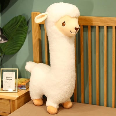 Schattige Schaap Llama Dierlijke Poppen Schattig Alpaca Pluche Speelgoed Japanse Alpaca Zacht Gevuld Slaapkussen Huiscadeau 33cm