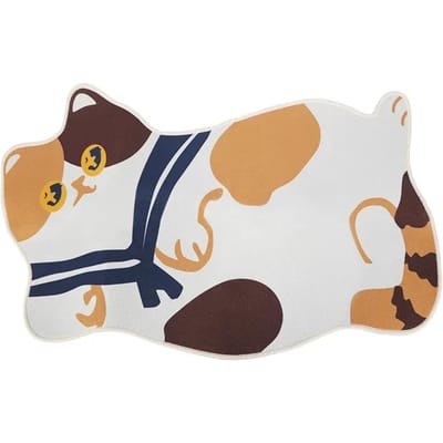 Schattig Slaapkamerkleed Zacht Woonkamer Tapijt Antislip Badkamervloermat Nepkasjmier Entree Deurmat Badmat Kamerdecoratie 40x60cm beige
