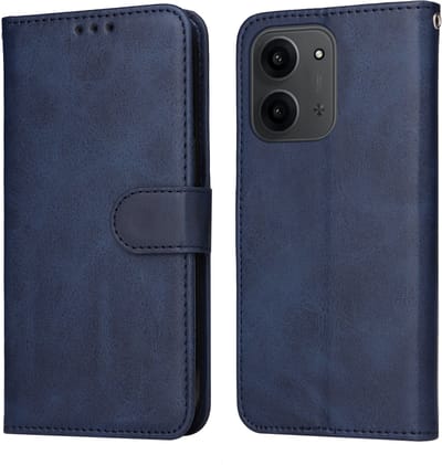 Telestore - blauw agenda book case hoesje - telefoonhoesje geschikt voor Xiaomi Redmi 15C 5G / 4G