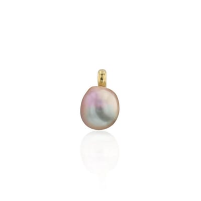Luna-Pearls - 206.0185 - Hanger - Dames - 925er Zilver ve Roségouduld - Zoetwatercultuurparel Ming