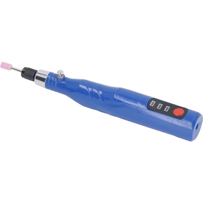Elektrische Slijpstift Polijstset Mini USB Opladen Draagbaar Snoerloos Roterend Gereedschap 30W Blauw