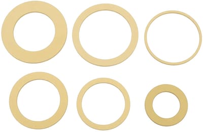 Dailygoods - 6 Stuks Messing Adapterringen voor Zaagbladen