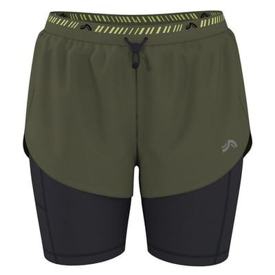 CRIVIT Dames sportbroekje (Groen, XS (32/34))