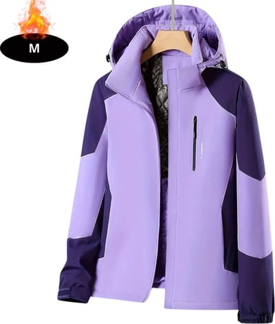 Livano Windjas Dames - Parka - Lente & Herfst - Jas - Volwassen - Windjack - Windbreaker - Outdoor - Violet - M