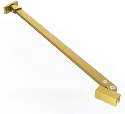 FugaFlow Eccelente Vetro Losse Stabilisatiestang - 120cm - draaibaar - geborsteld messing
