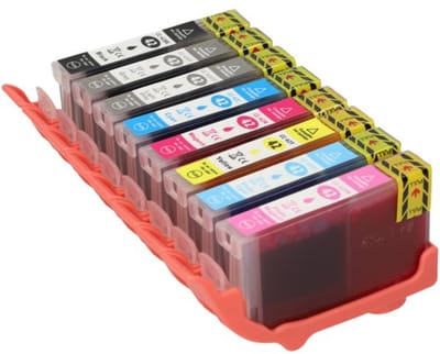 PrintAbout huismerk Inktcartridge CLI-42BK/C/M/Y/PC/PM/GY/LGY 8-kleuren Multipack Geschikt voor Canon