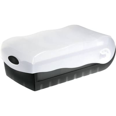 HAN CROCO 997-633 Kaartenbox Zwart Aantal kaarten (max.): 900 kaarten DIN A7 liggend Incl. 100 gelinieerd
