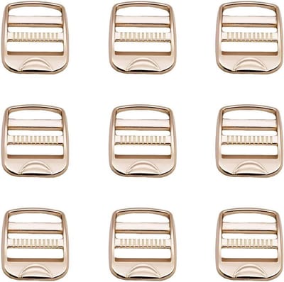 Metalen Ladder Gespen - Verstelbare Riemgespen - Bagage Repareren - Zinklegering Materiaal - 25 mm Binnenbreedte - Licht Goud