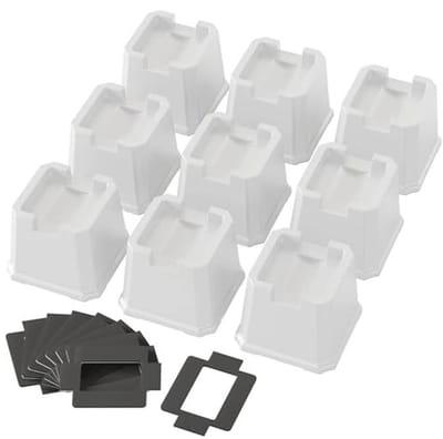 3 Inch Heavy Duty Bedverhogers voor Meubels - Set van 9