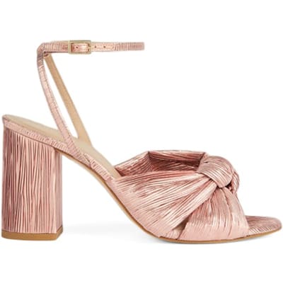 LK Bennett Eliana Plisse Sandal Pink Maat: 35 | Sandalen Outlet | Dames | Roze