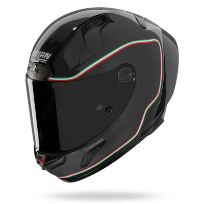 Nolan X-804 RS Asso Di Picche 341 Carbon Zwart Italia Glossy Integraalhelm - Maat M - Helm