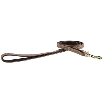 Kentucky Dogwear - Gevlochten Nylon presentatielijn hond beige 2m
