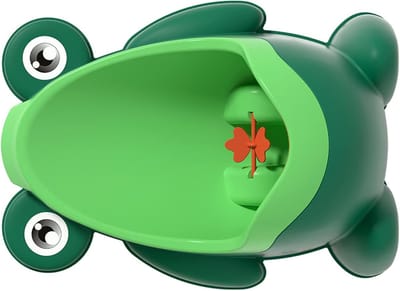 Kinder Urinoir - Plas Potje - Zindelijkheidstraining Jongens - Grappige Cartoon Vorm - 30 x 23 x 16 cm - Groen