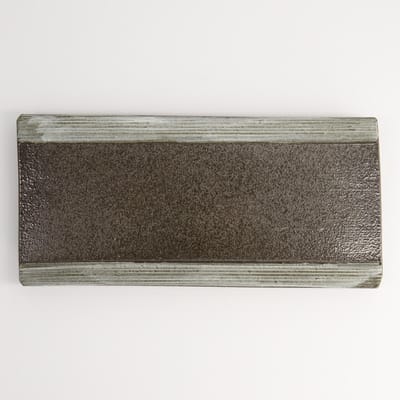 Tokyo Design Studio - Mino Craft Rechthoekig Bord - Grijs - 26 x 12 cm
