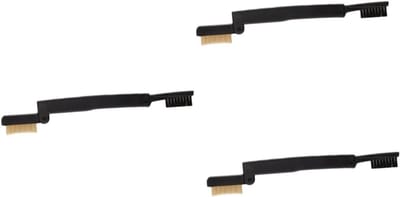 Wenkbrauwborstel Set - Wimperkam Metalen Tanden - Make-up Aanbrengen - Inklapbaar Ontwerp - 15.2 cm - Zwart