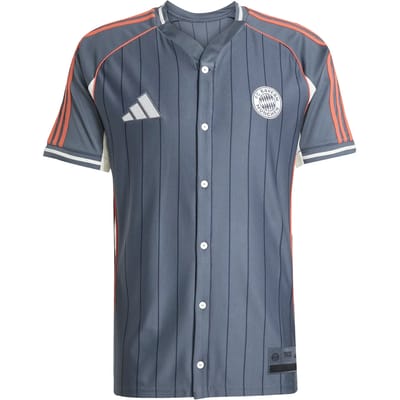 Adidas FC Bayern München Sport Veelzijdig T-shirt met Korte Mouwen Heren jersey Diepgrijs JM9435 S