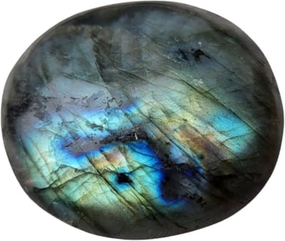 Trommelsteen 1 st. Labradoriet A jumbo 35-50 gram
