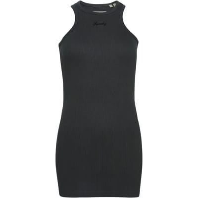 Superdry Code Sl Essential Tank Jurk Grijs S Vrouw