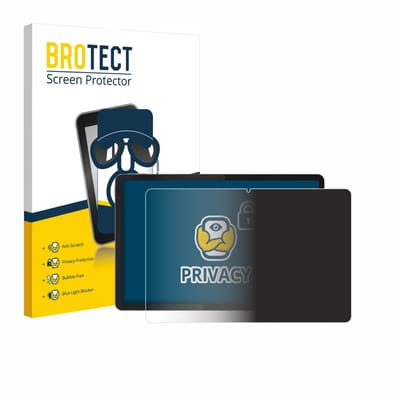 BROTECT - privacy screenprotector voor Lenovo Tab K12 ZAGJ0153SE - Folie Beschermfolie Blauwlichtfilter